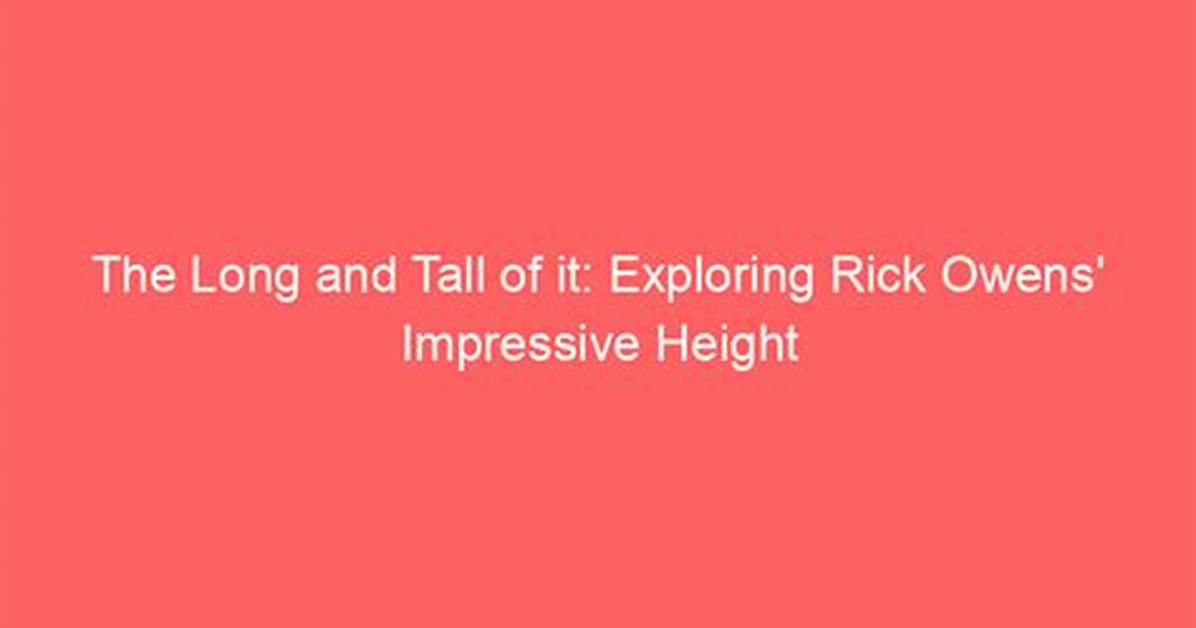 Tall and Mighty: the Impressive Height of Hollywood's Bear Actors